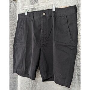 St Johns Bay Black Men's Shorts Sz 38 NWT‎
